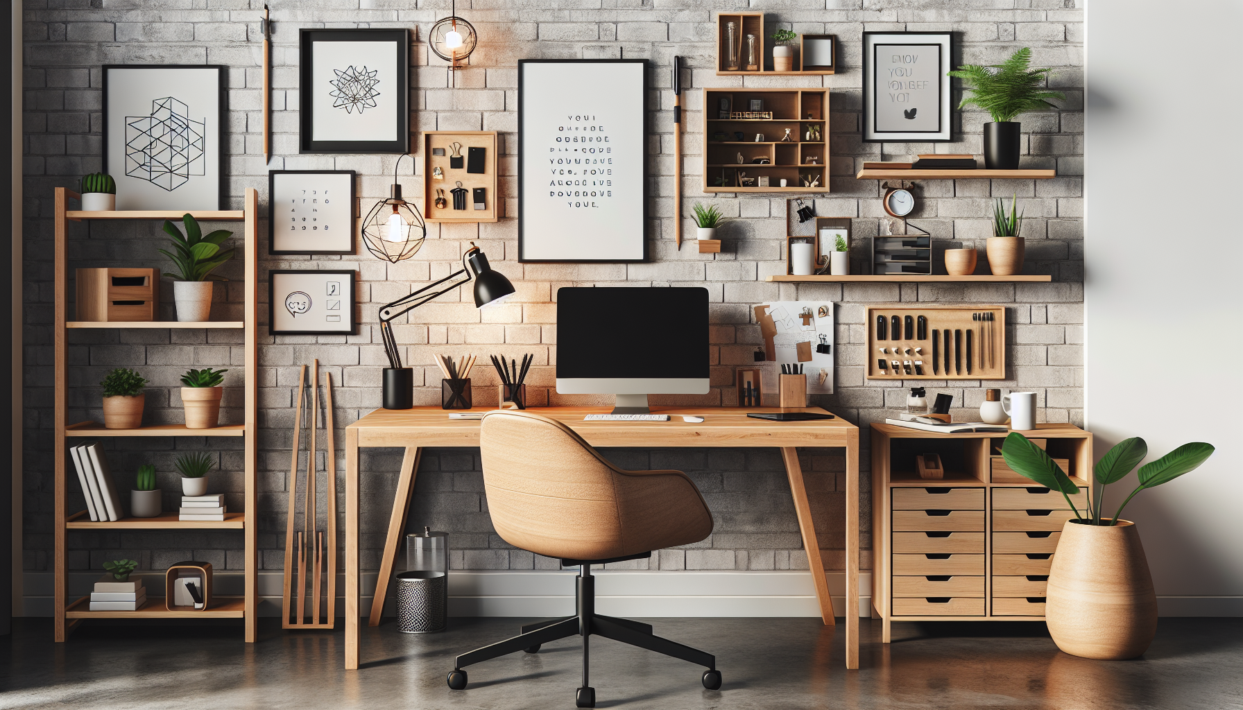 홈 오피스를 최적화하는 데코 아이디어-두번째