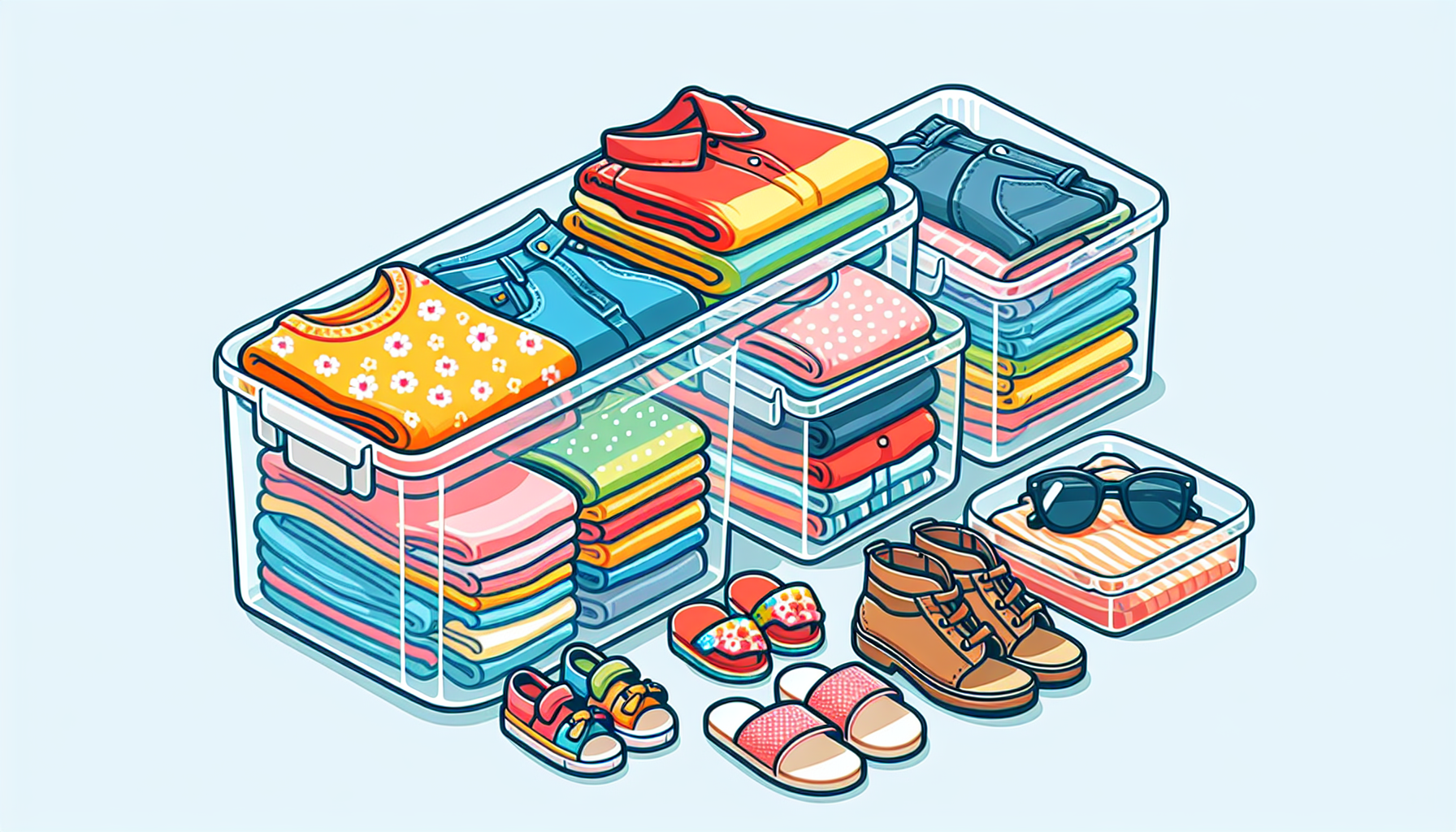 보관하기 좋은 여름철 의류 정리 팁-첫번째